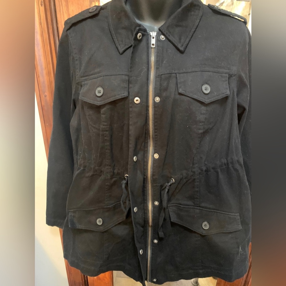 NWT Black Lace  Anorak Jacket